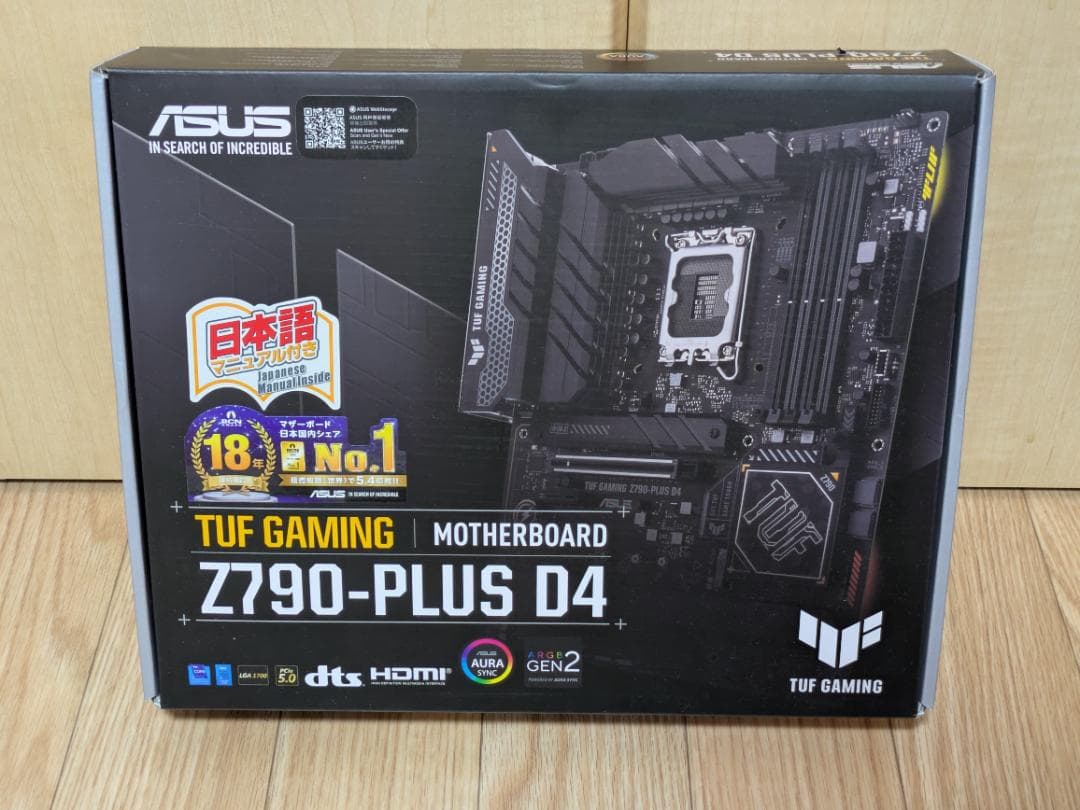 ASUS TUF GAMING Z790-PLUS D4 マザーボード