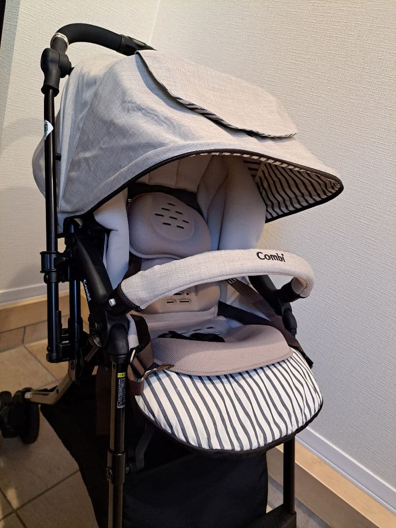 Combi スゴカルα ベビーカー HT ストライプベージュ