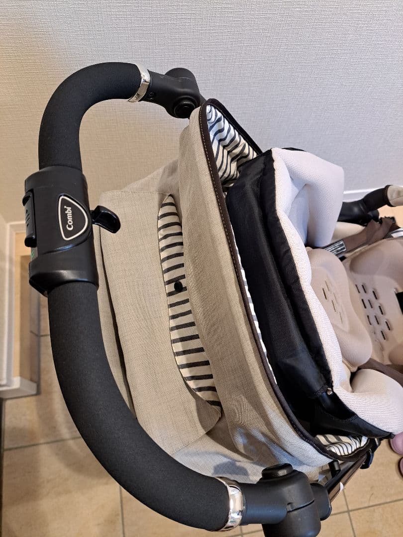 Combi スゴカルα ベビーカー HT ストライプベージュ