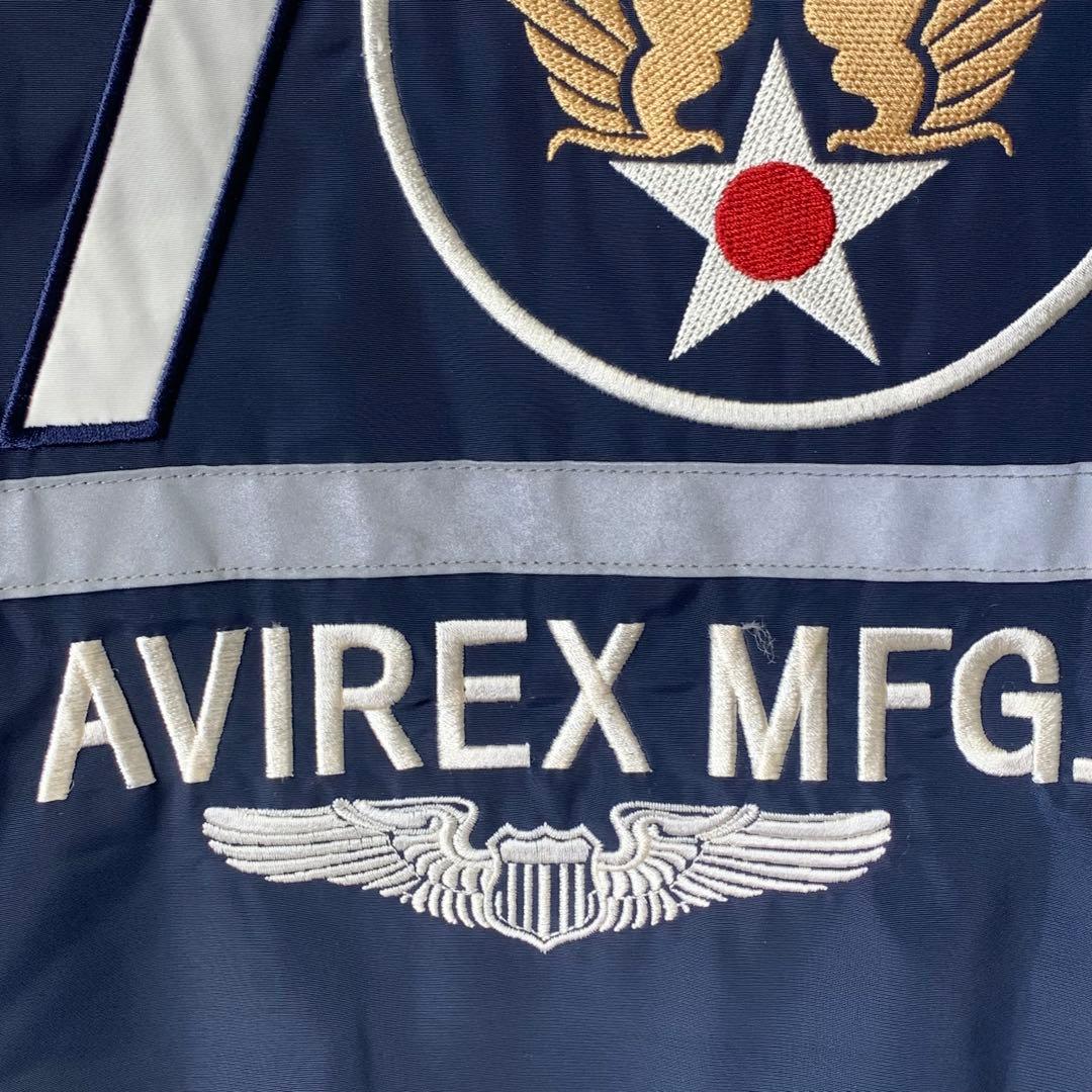 美品 AVIREX アメリカ空軍70周年記念 フライトジャケット MA-1 L