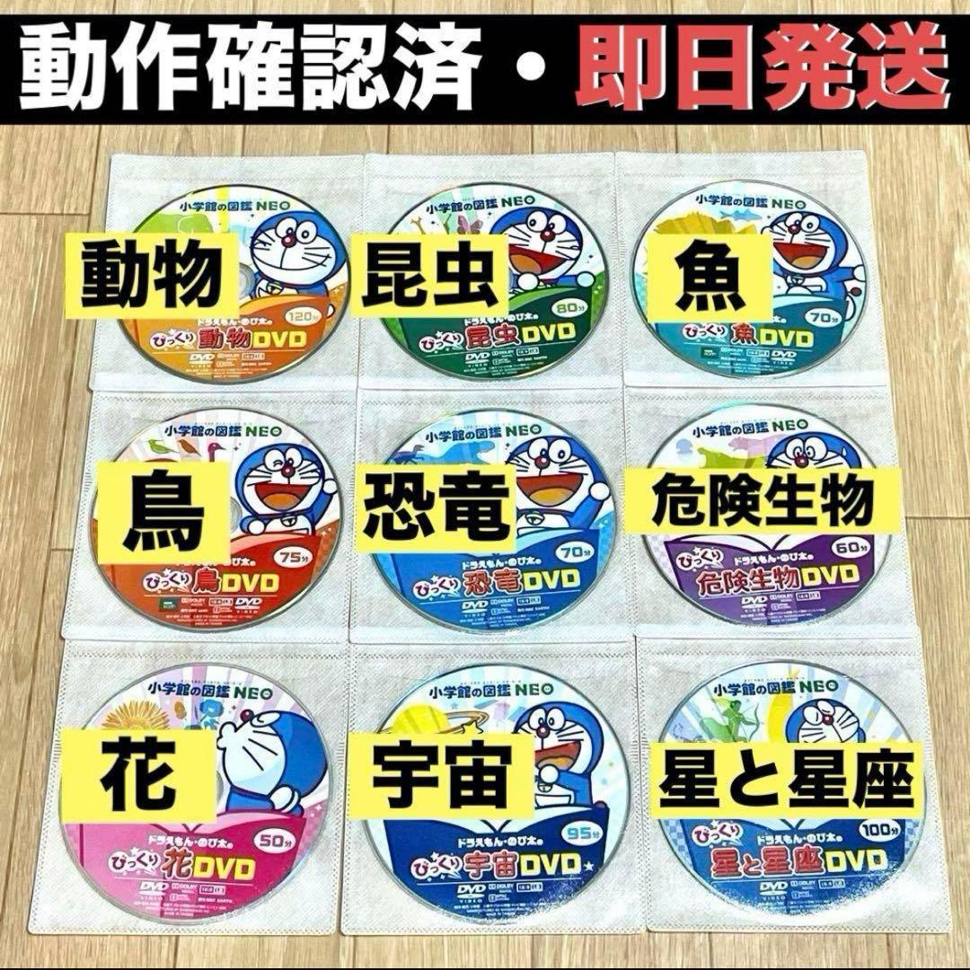 【動作確認済】小学館の図鑑neo dvd 9枚　/ 図鑑DVD / 学習教材
