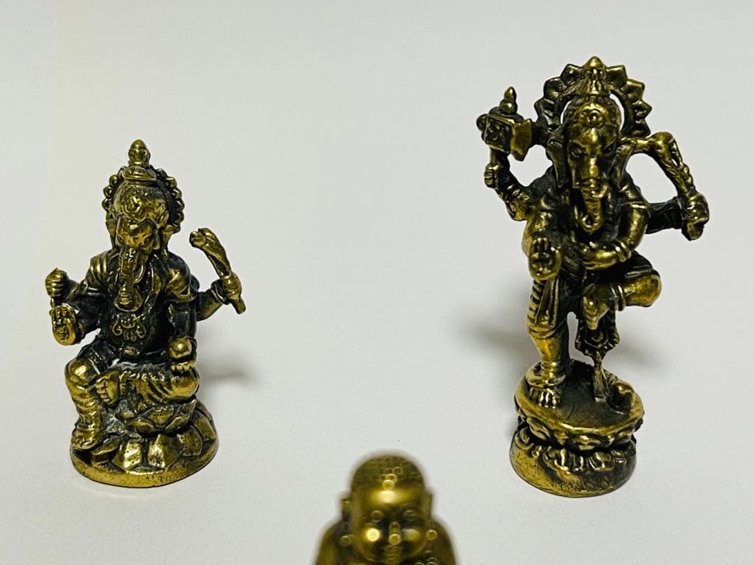 ガネーシャ などなど真鍮製の像15体セット