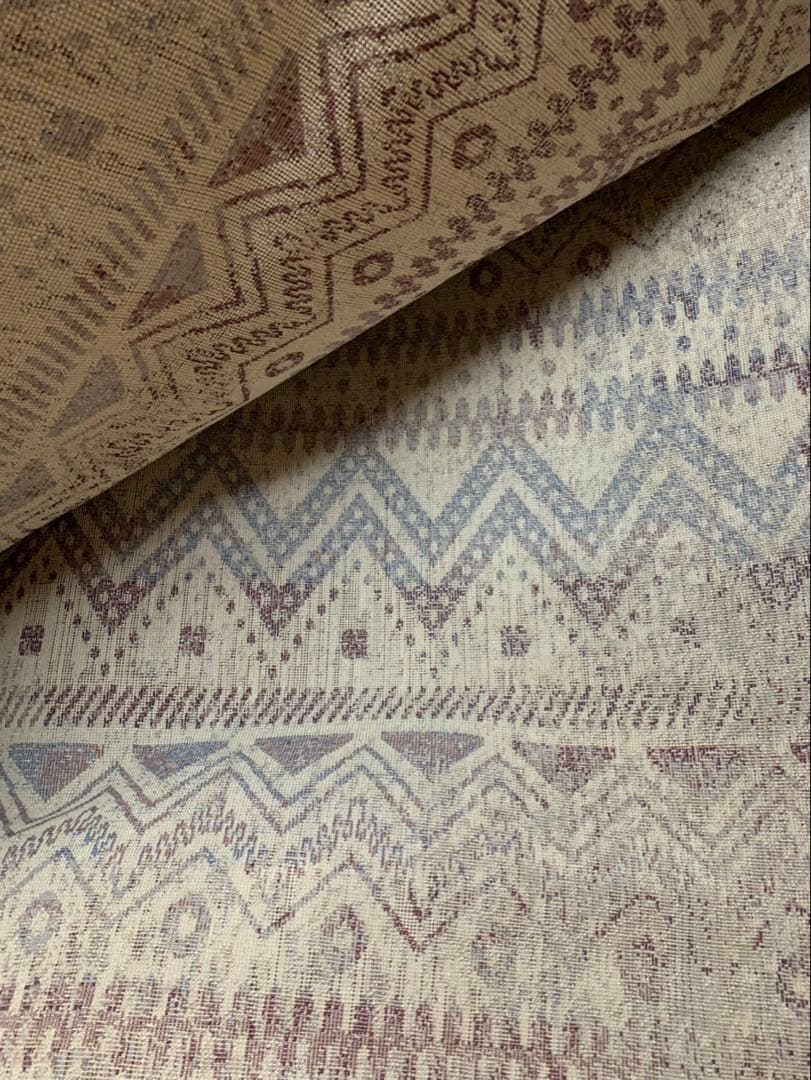 幾何学模様ラグ 100%ポリプロピレン トルコ製