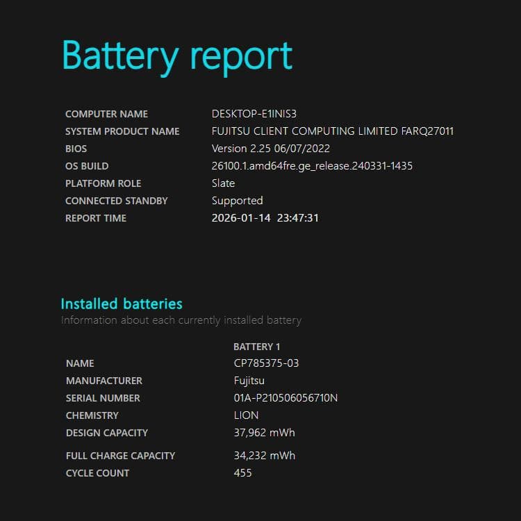 富士通 Windowsタブレット 11世代i5 メモリ8GB 128GB