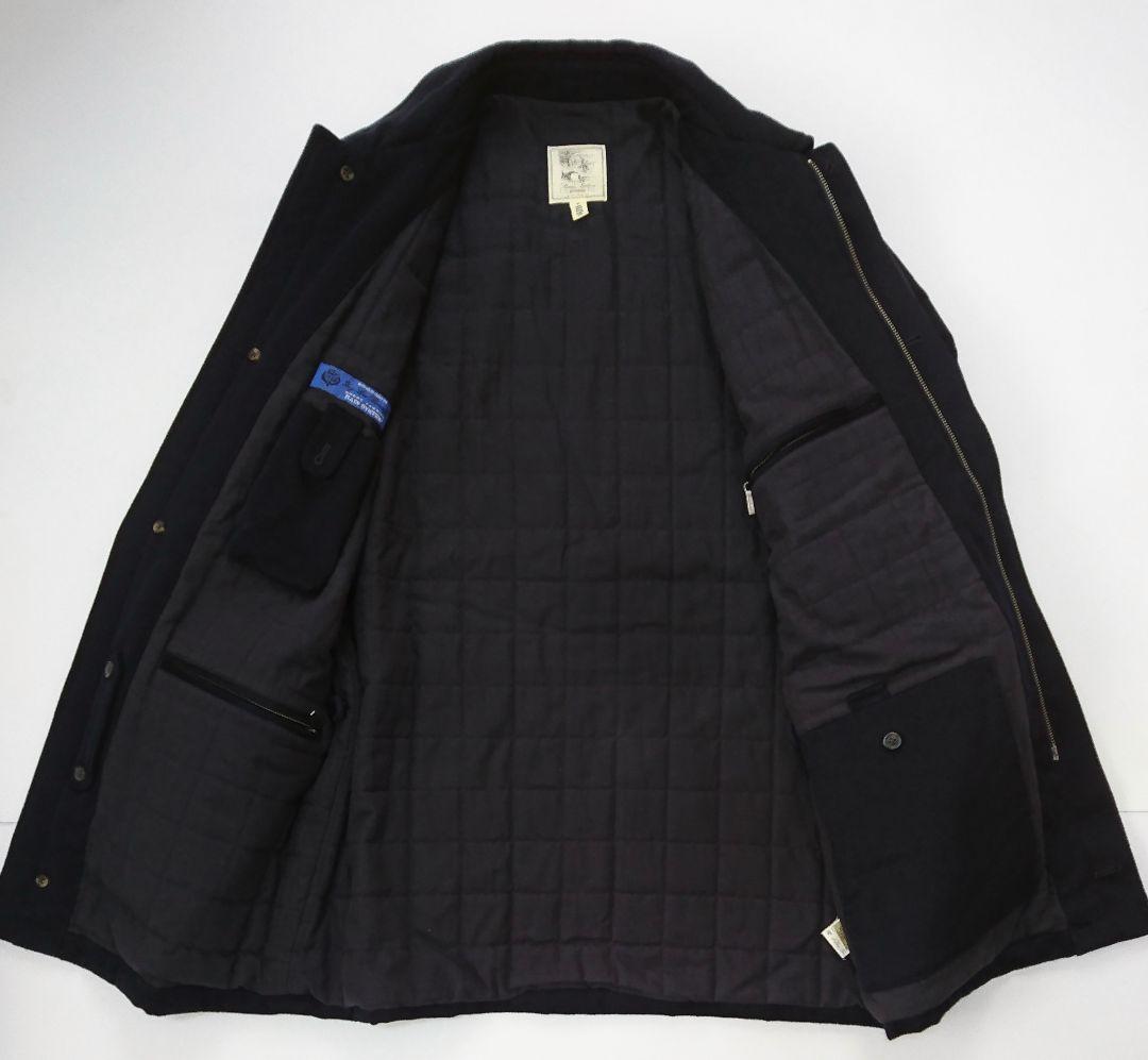 ブルックスブラザーズ✨ロロピアーナ コート ウール ネイビー レインシステム