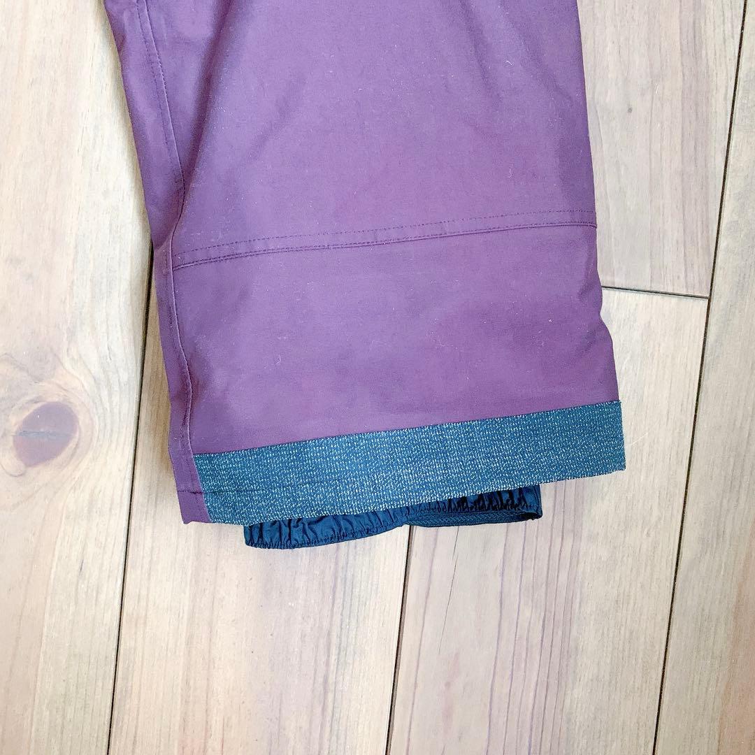 GREENCLOTHING スノーボードパンツ 紫茶色　Lサイズ