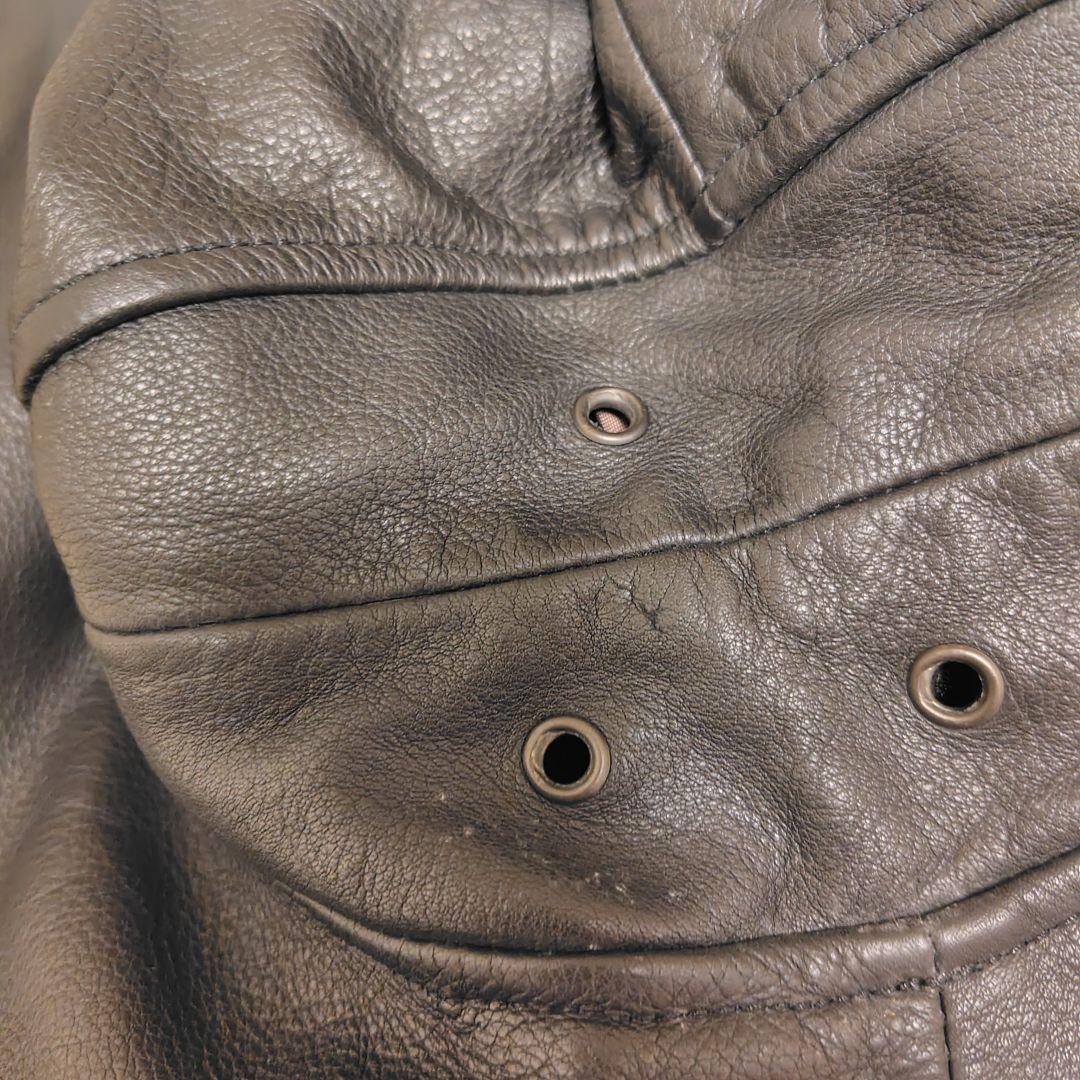 【SALE】A-2 黒レザーフライトジャケット