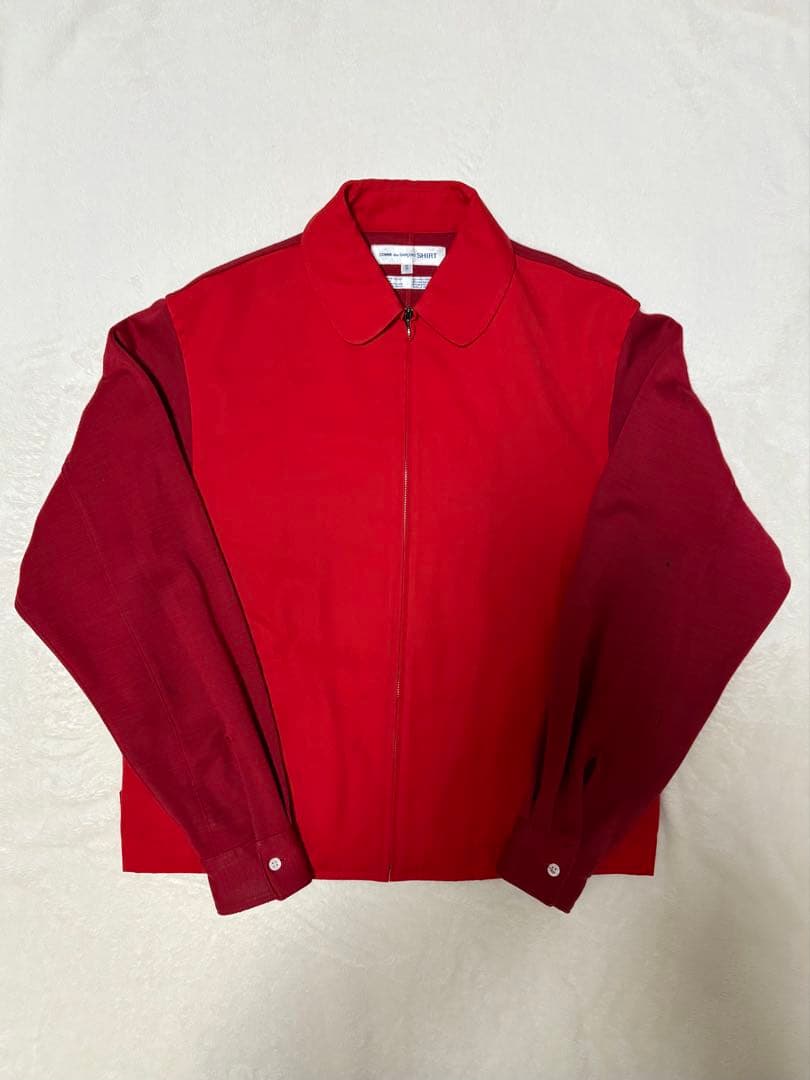 1990s コムデギャルソンシャツ　ブルゾン　赤
