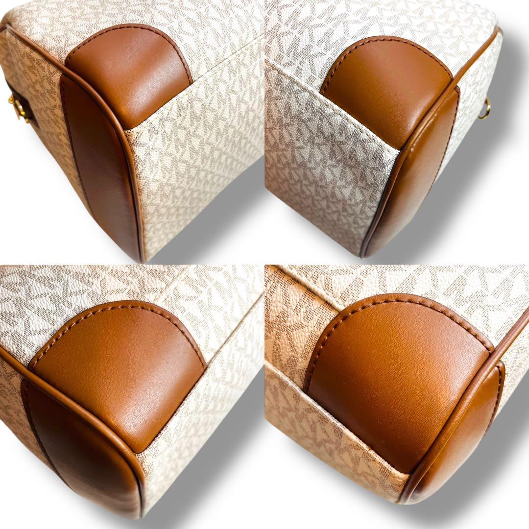 美品 マイケルコース ボストンバッグ トラベル シグネチャー XL ダッフル