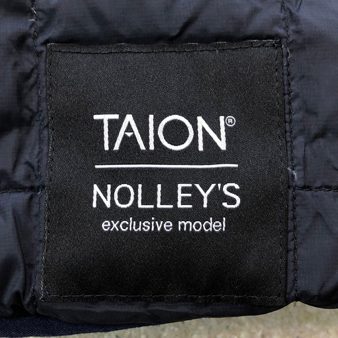 ノーリーズ タイオン別注 リバーシブル キルティング ボア ダウンコート M