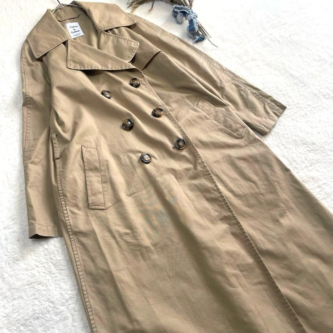 Deuxieme Classe トレンチコート ロング丈 ベージュ ダブルボタン