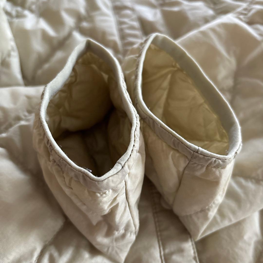 モンベルスペリオダウンラウンドネックジャケット アイボリー　Lサイズ