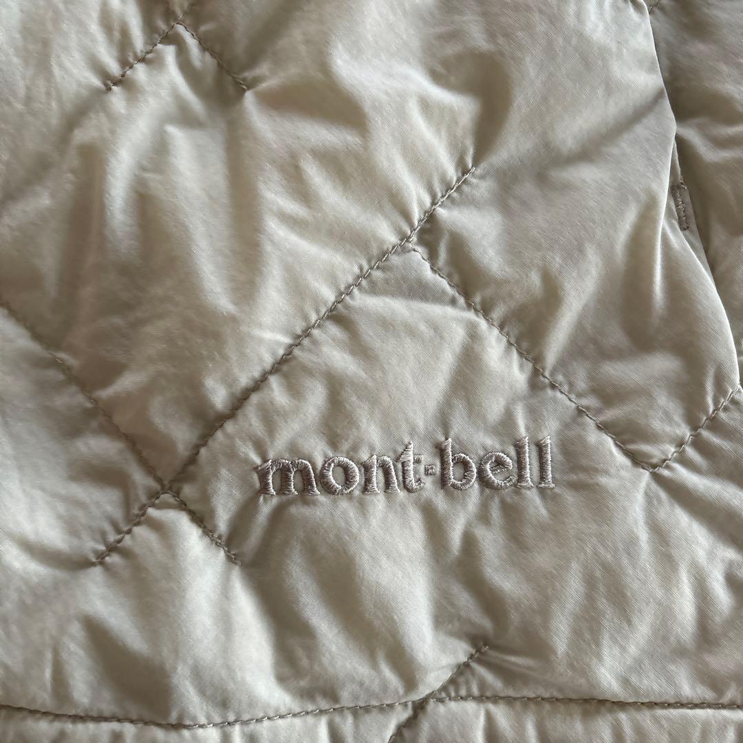 モンベルスペリオダウンラウンドネックジャケット アイボリー　Lサイズ
