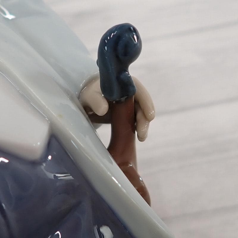 RU-6181リヤドロフィギュリン　ピエロ　2体 サックス　バイオリン音楽隊