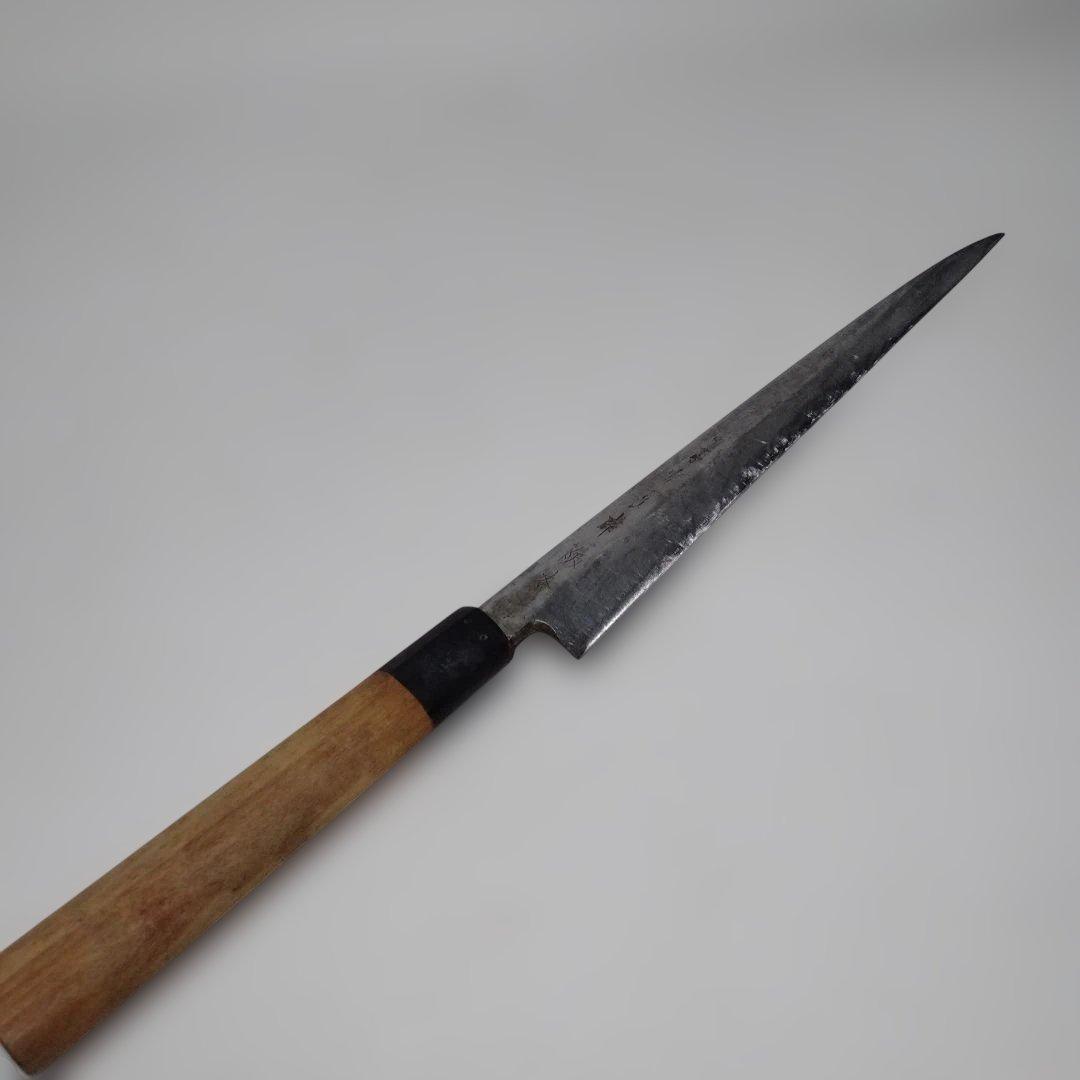 【T2B6】堺一文字光秀造　柳刃包丁　刺身　包丁　＊某料理チェーン店で使用