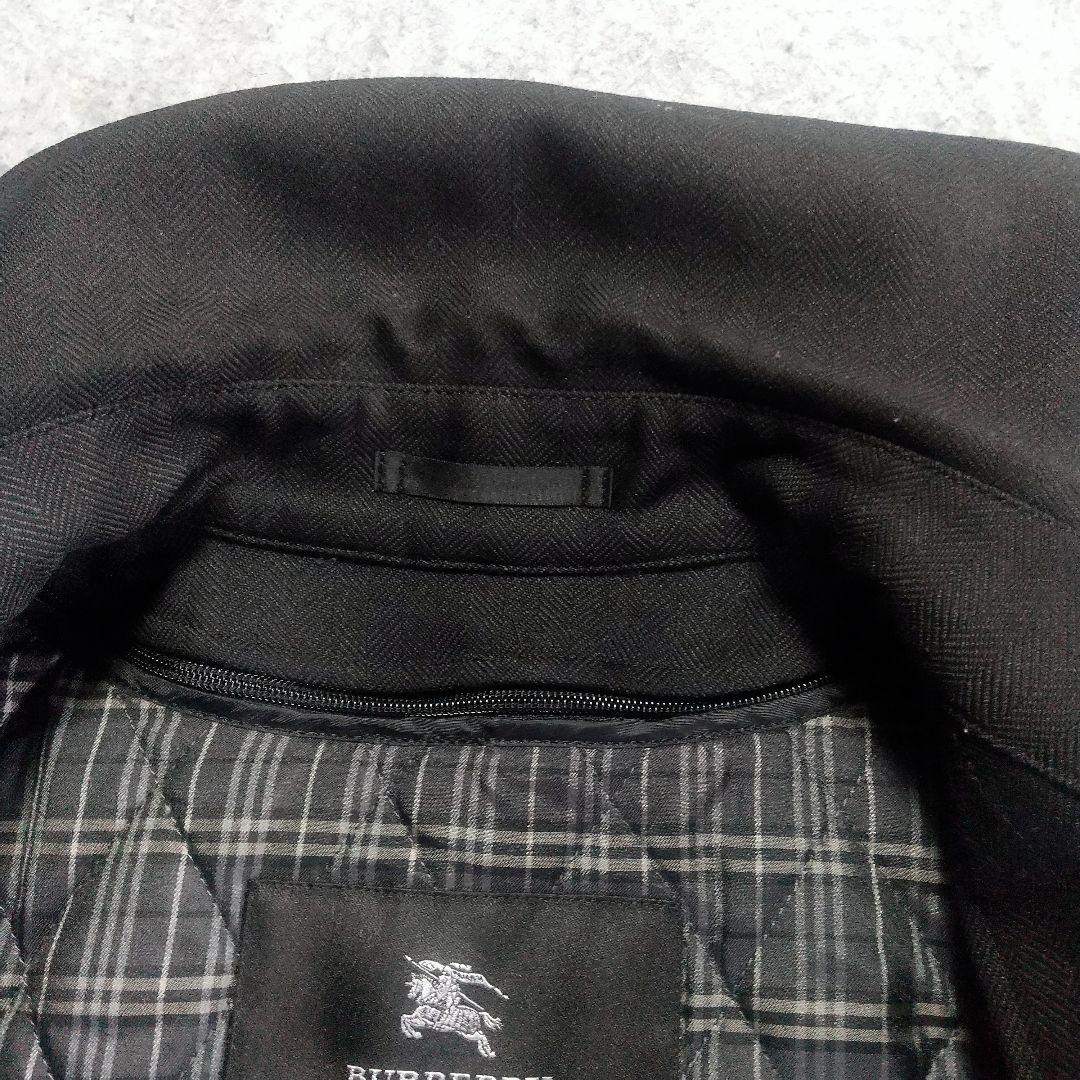 未使用級 バーバリーブラックレーベル トレンチコート ヘリンボーン アウター