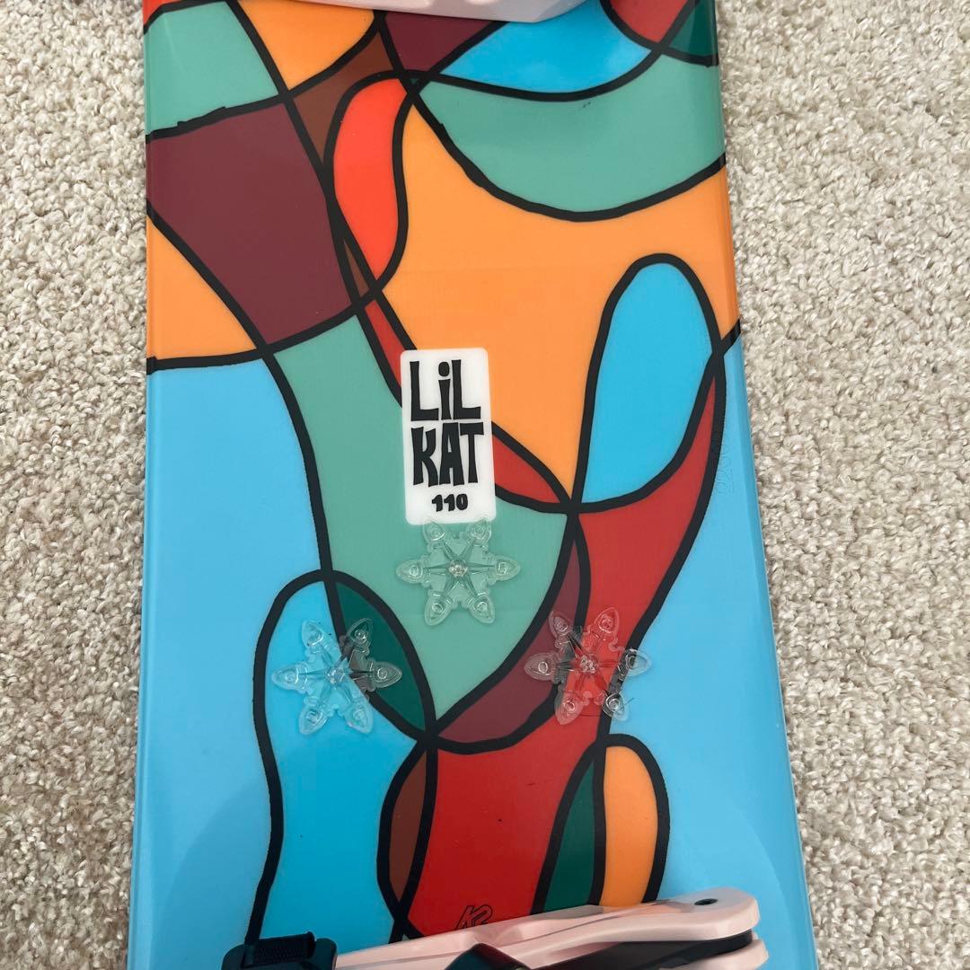 K2 LIL KAT 23-24 フラット　+ バインディング