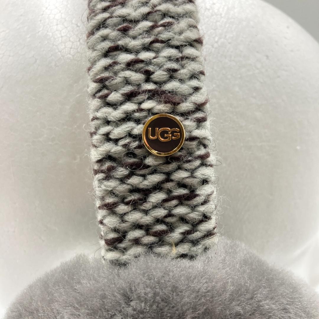 【新品タグ付き】UGG　Bluetooth対応 イヤーマフ シープスキン グレー