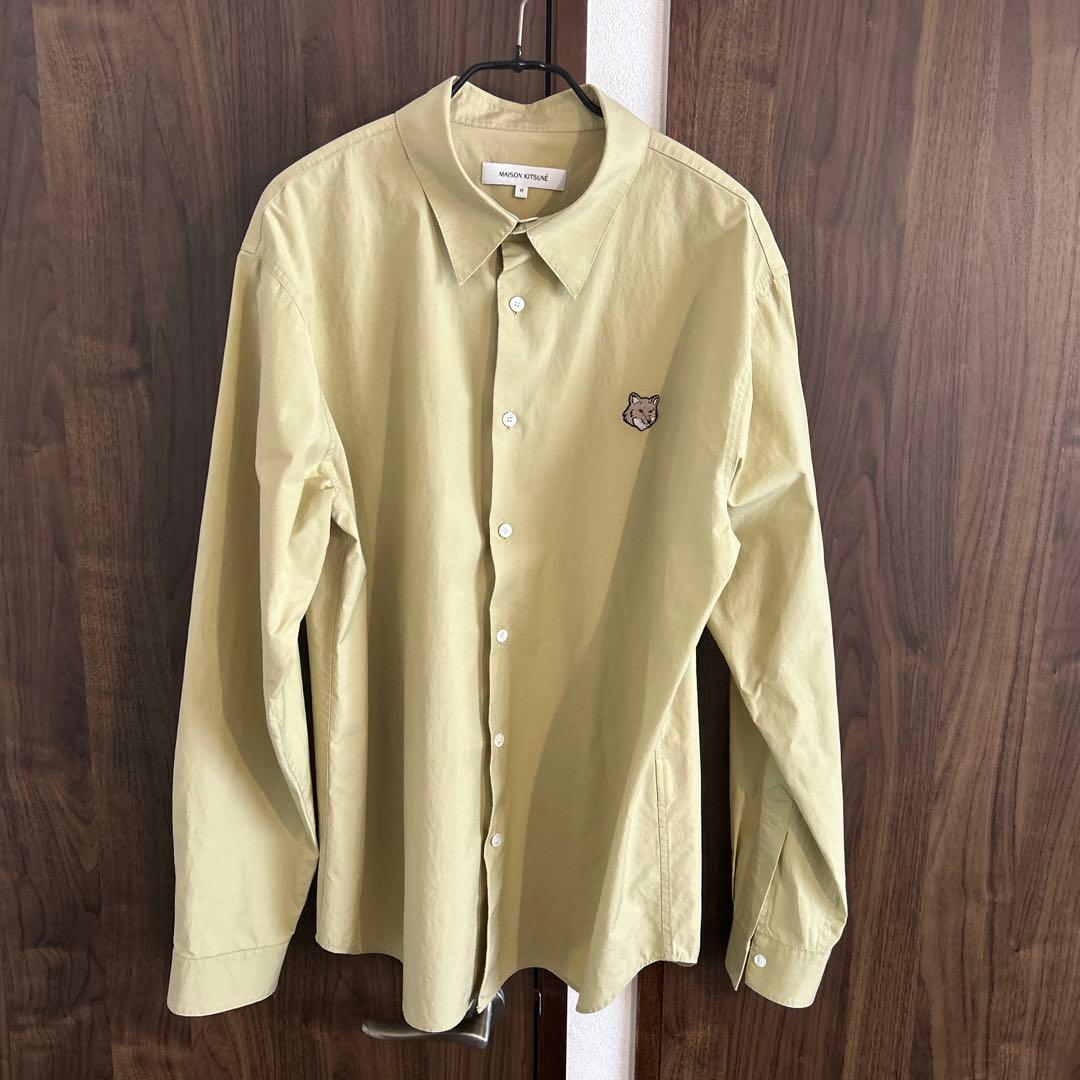 MAISON KITSUNÉ Mサイズ シャツ フォックスヘッドシャツ