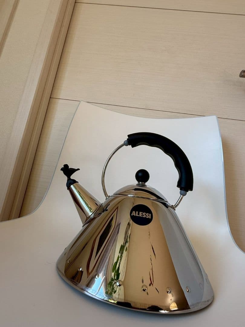 【新品・未使用】ALessi ステンレスやかん 鳥の注ぎ口 マイケル・グレイブス