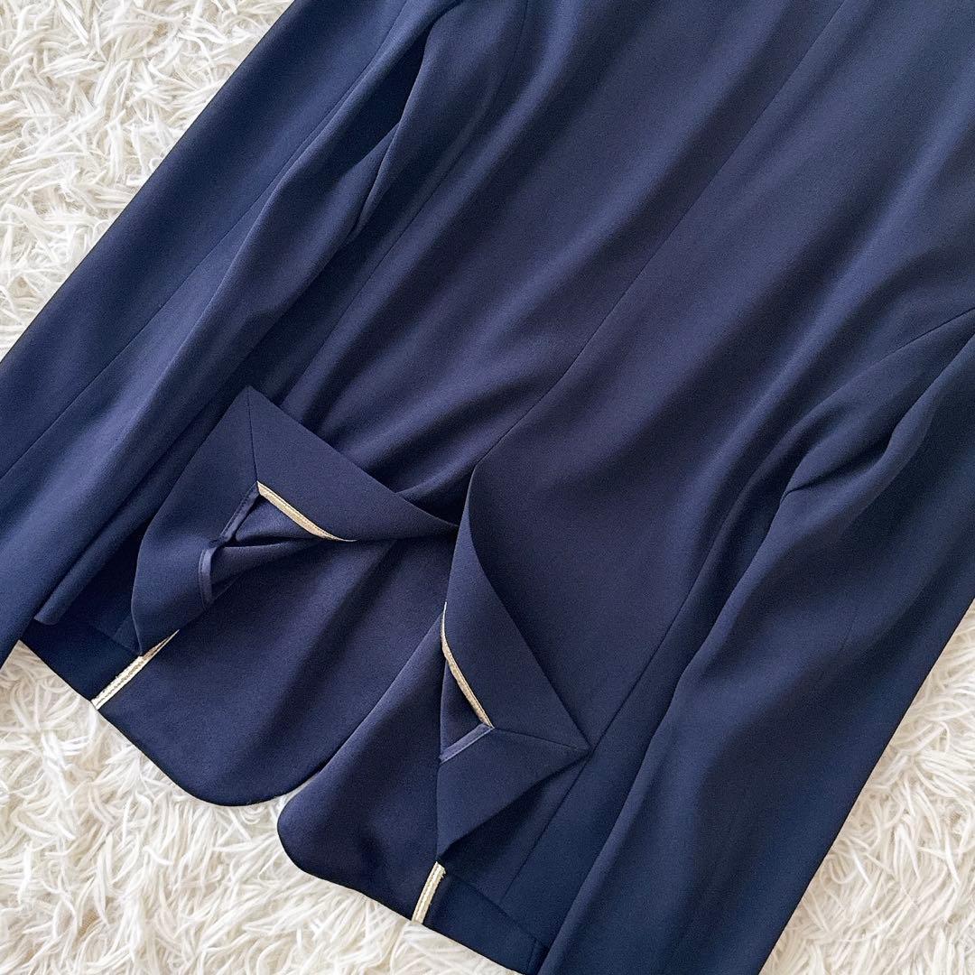 美品✨ベイジ CINDY パンツスーツ セットアップ ジャケット ネイビー 2