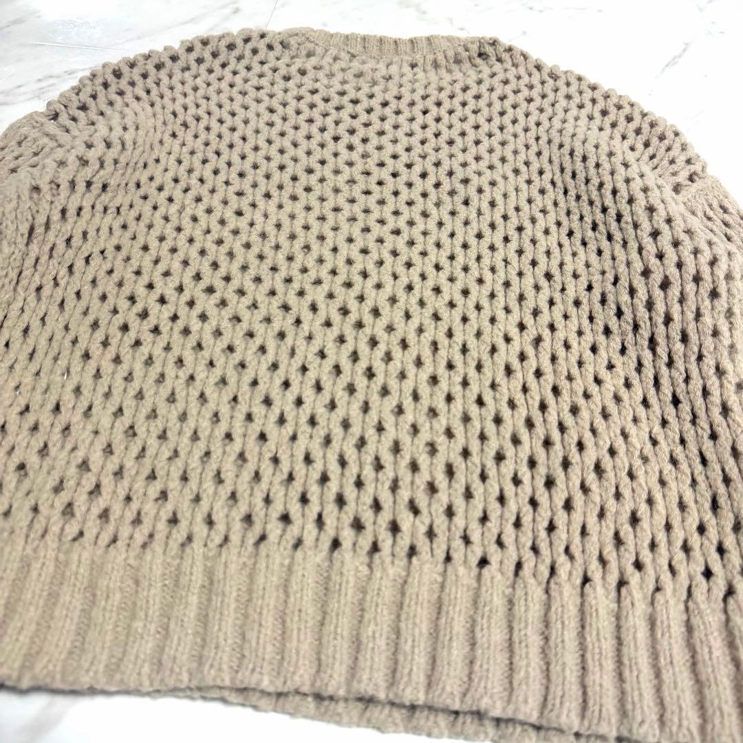 【美品】完売品✨️ドゥロワー アルパカナイロンメッシュニット 5G ゆったり