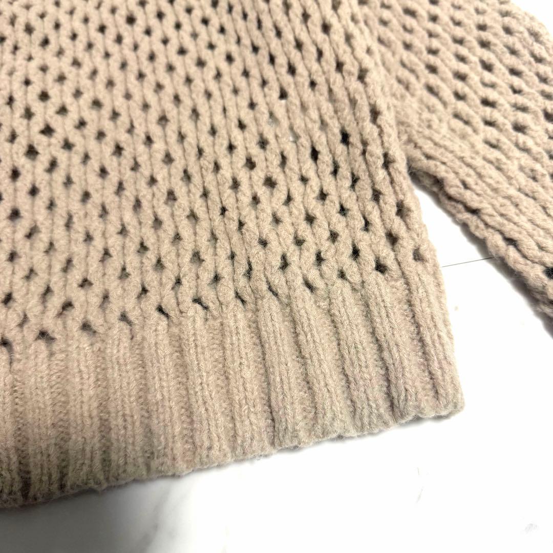 【美品】完売品✨️ドゥロワー アルパカナイロンメッシュニット 5G ゆったり