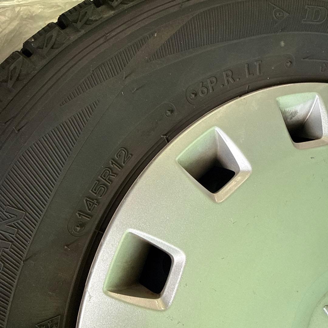 ひ*き様 ★SUZUKI DUNLOP ホイール付きタイヤ 車 145R12 格