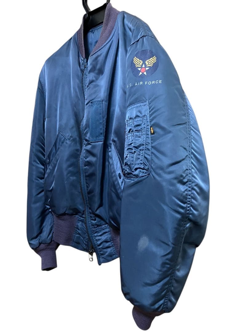 アルファU.S. AIR FORCE vintageMA-1フライトJ Mサイズ