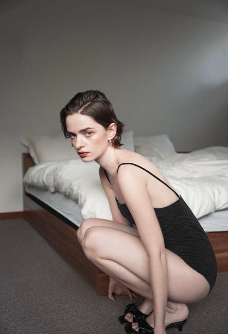 美品 room306 Glitter Side Gather One-piece