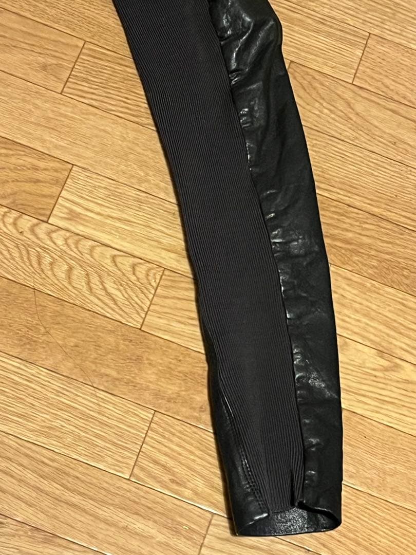 【Rick Owens】ドレープバイカー　レザージャケット