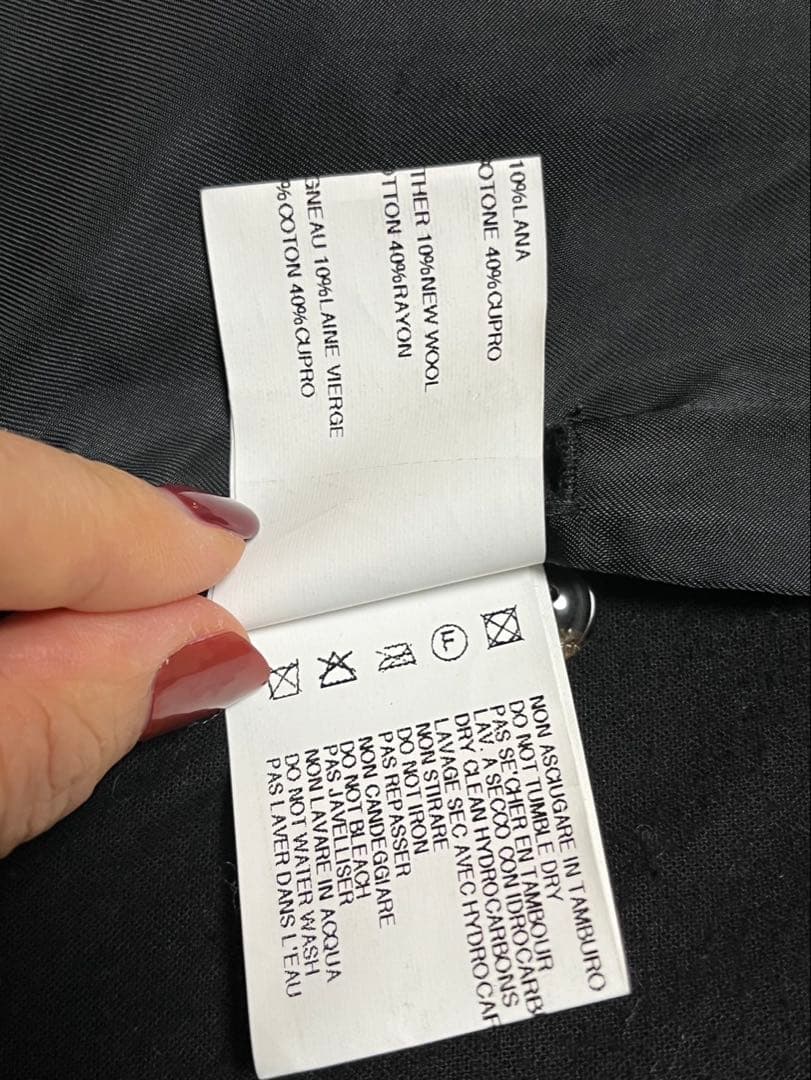 【Rick Owens】ドレープバイカー　レザージャケット