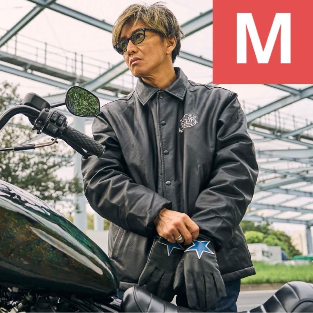 ROLLER FAKE LEATHER COACH JACKET M 木村拓哉