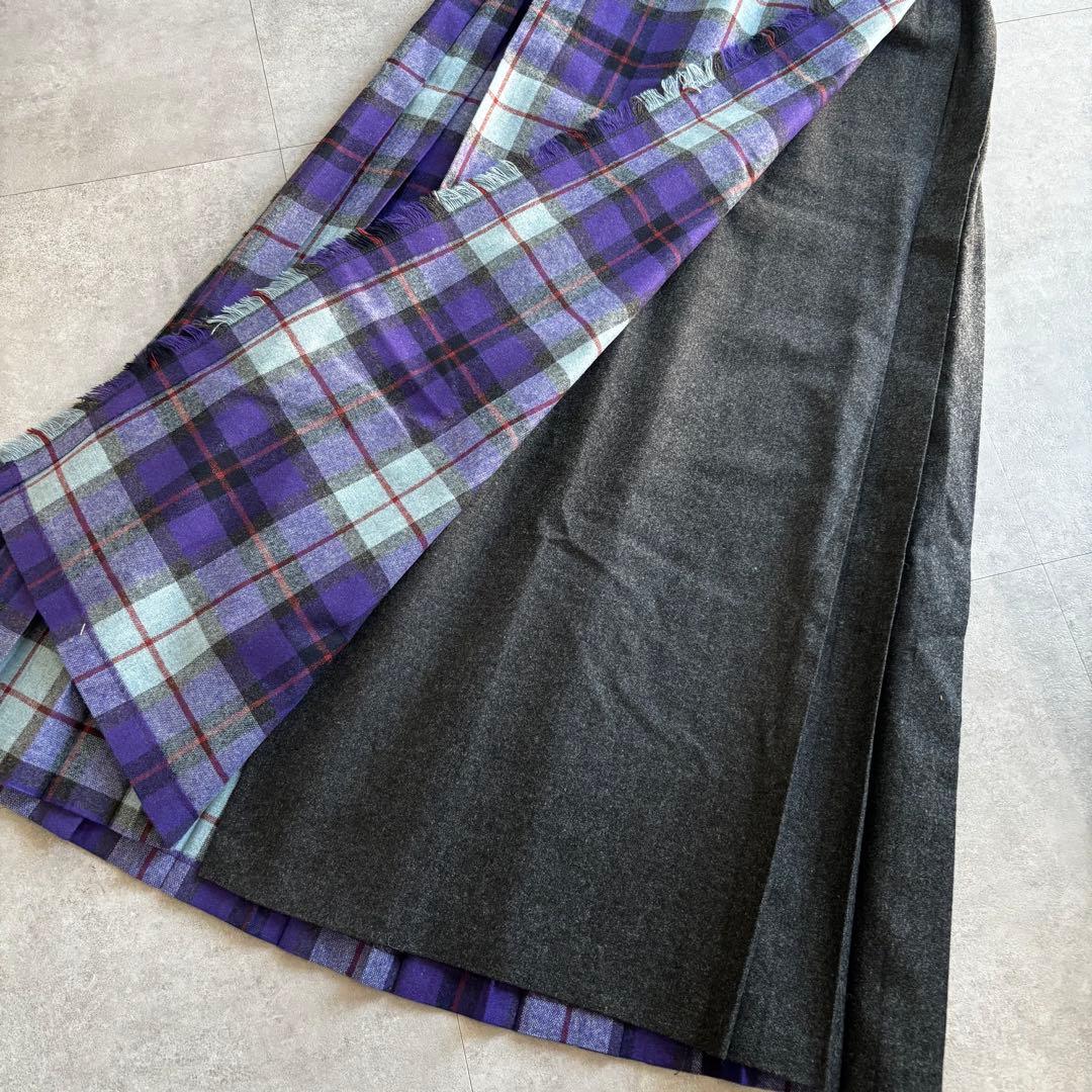 専用　relume別注　O'NEIL OF DUBLIN 　チェック紫　GB10