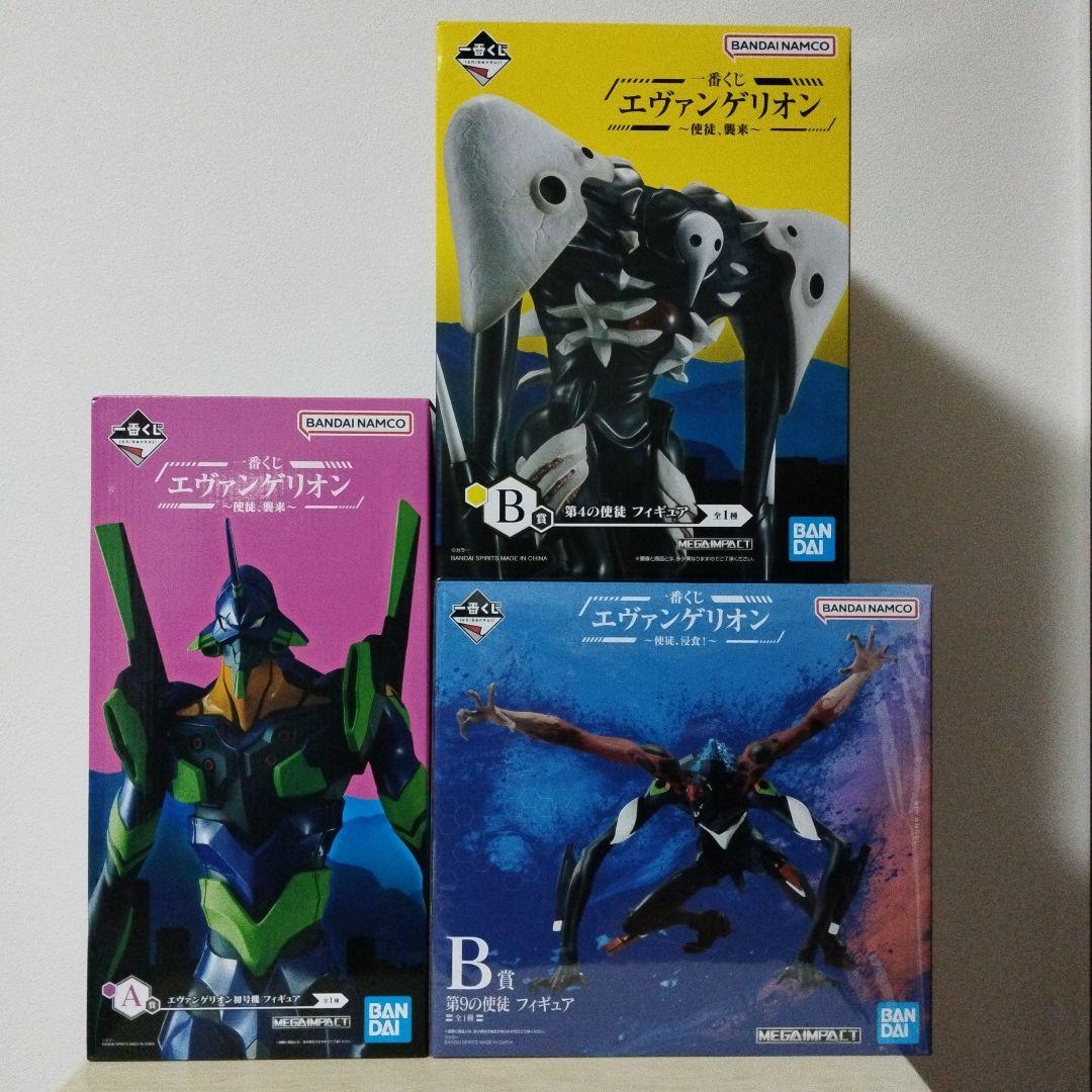 あ*お様 エヴァンゲリオン　一番くじ　 フィギュア 3体セット