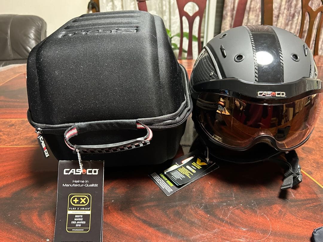 スキー・スノーボードアクセサリー CASCO SP-6 Visier Limited Cabon Schwarz