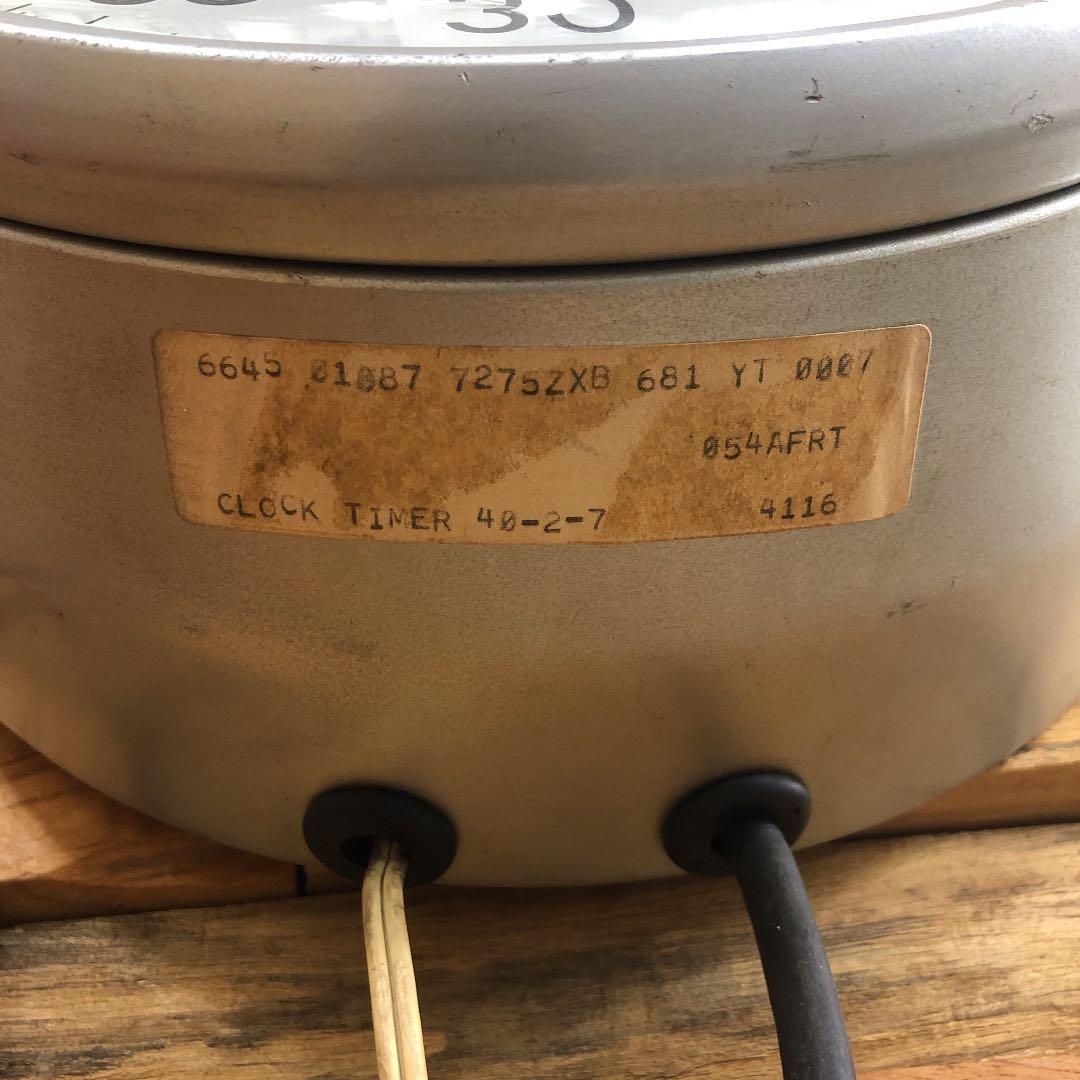 STANDARD USA ヴィンテージ壁掛けタイマー