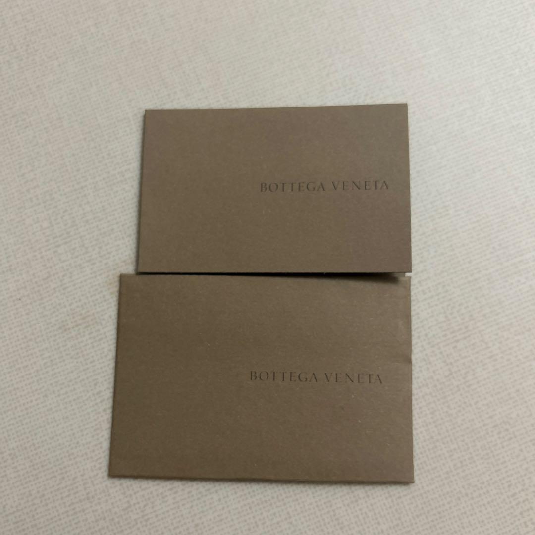 BOTTEGA VENETA ブラックレザー マネークリップ