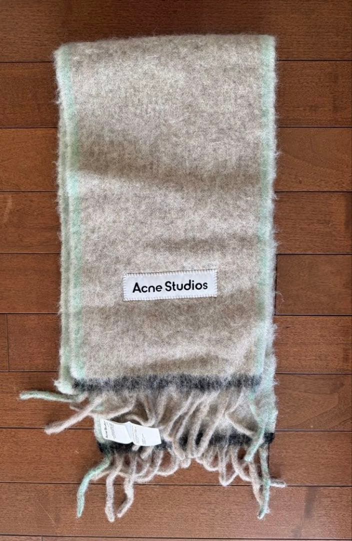 Acne Studios ウールモヘアスカーフ - ナロー
