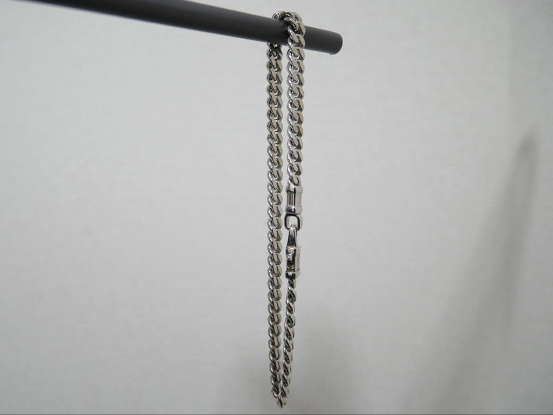 【美品・箱付き】TOMWOOD Curb Bracelet L シルバー925