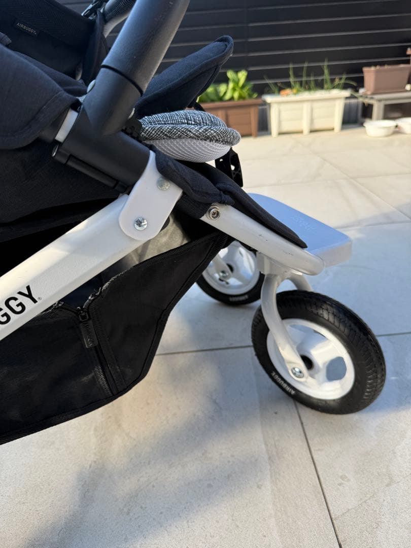 AIRBUGGY ダブルベビーカー ブラック/グレー