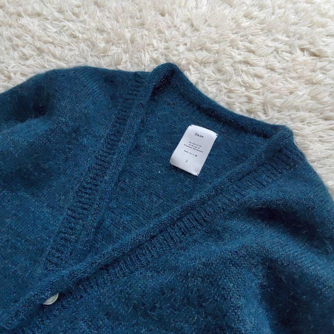 13AW Name. ネーム モヘア ニット セーター カーディガン