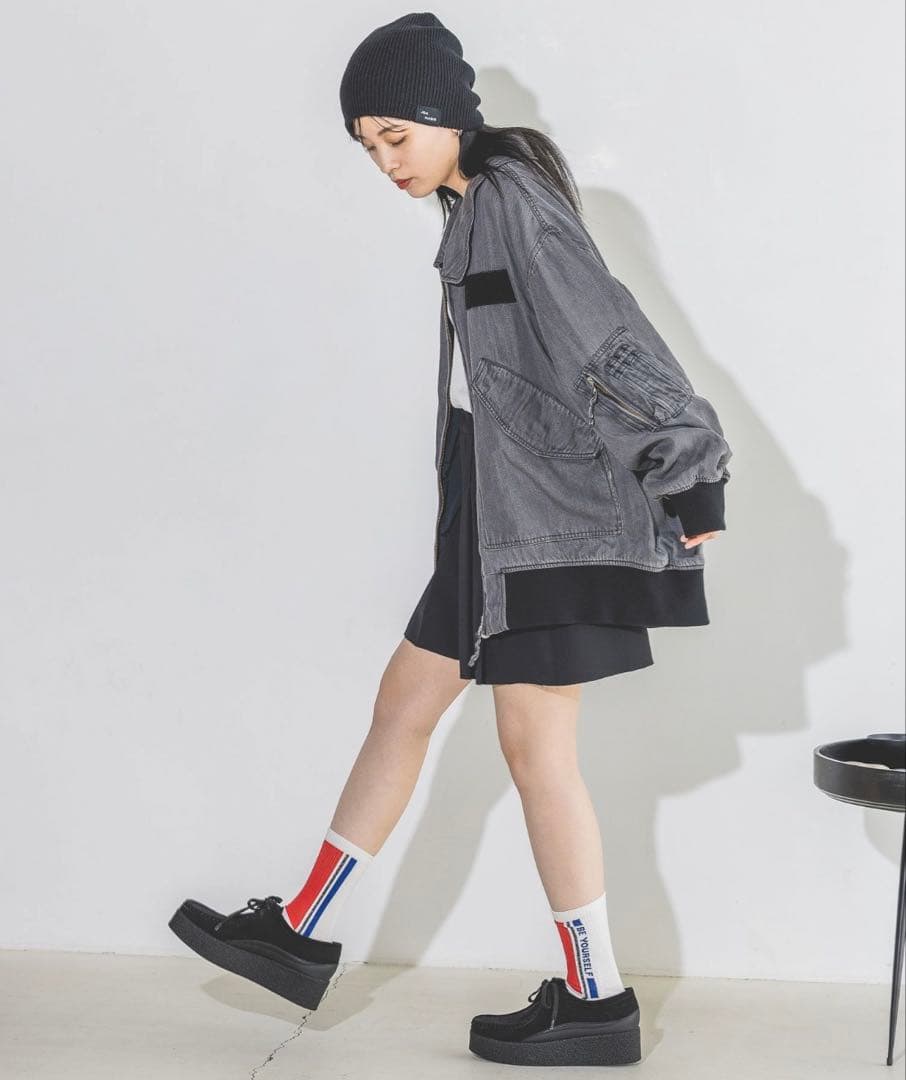 JEANASIS リバーシブルフライトジャケット