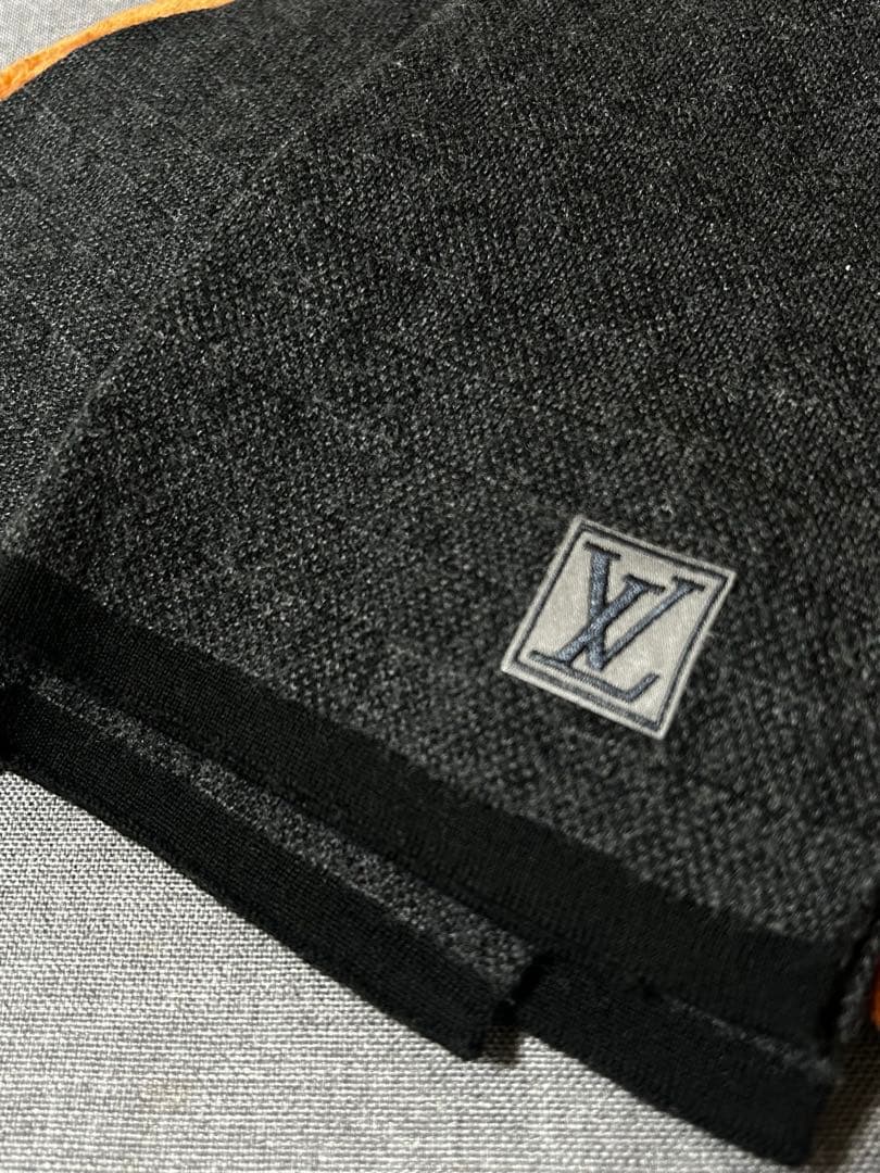 超美品LOUIS VUITTONエシャルプ　プティダミエ　ダミエ・エベヌ　グレー