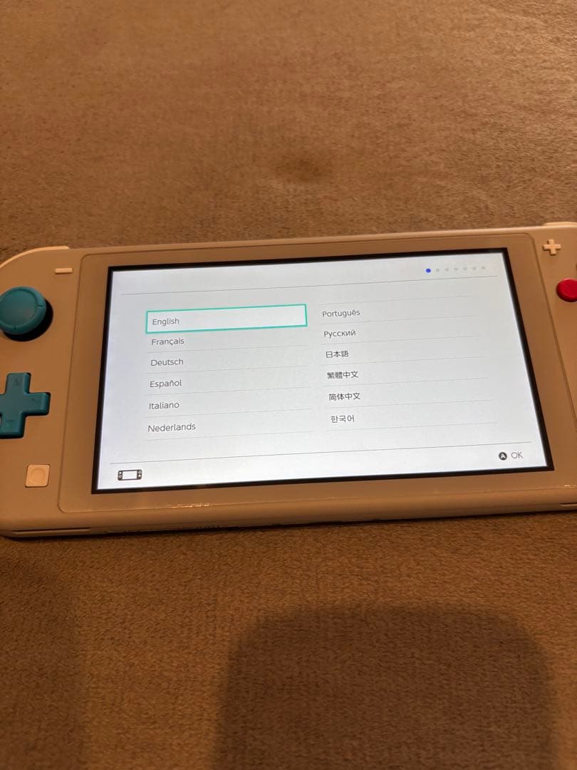 Nintendo Switch Lite ザシアン・ザマゼンタ　箱無し　中古品
