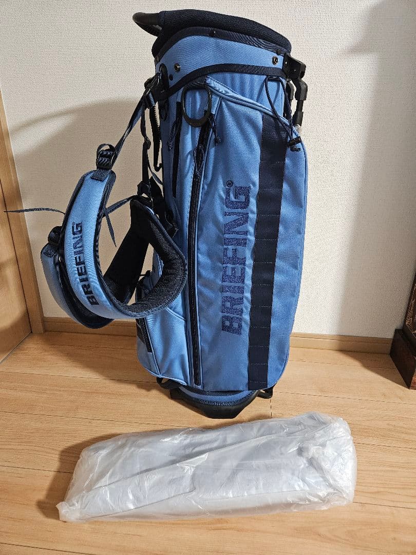 BRIEFING デニムブルー スタンドキャディバッグ