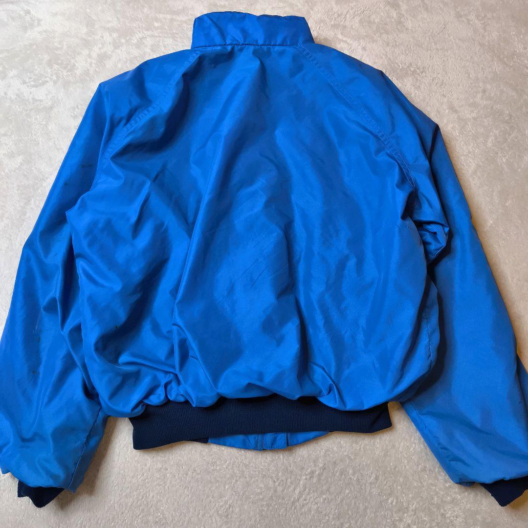 ​希少 リペア USA製 80s パタゴニア シェルドシンチラジャケット 青 S