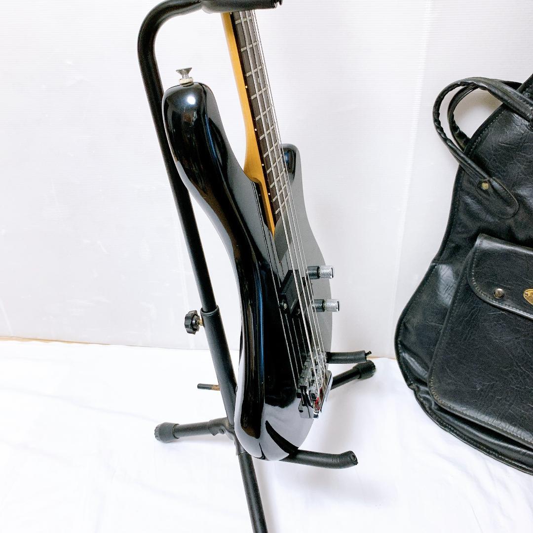 美品 Washburn ワッシュバーン B-2 エレキベース ブラック ケース付