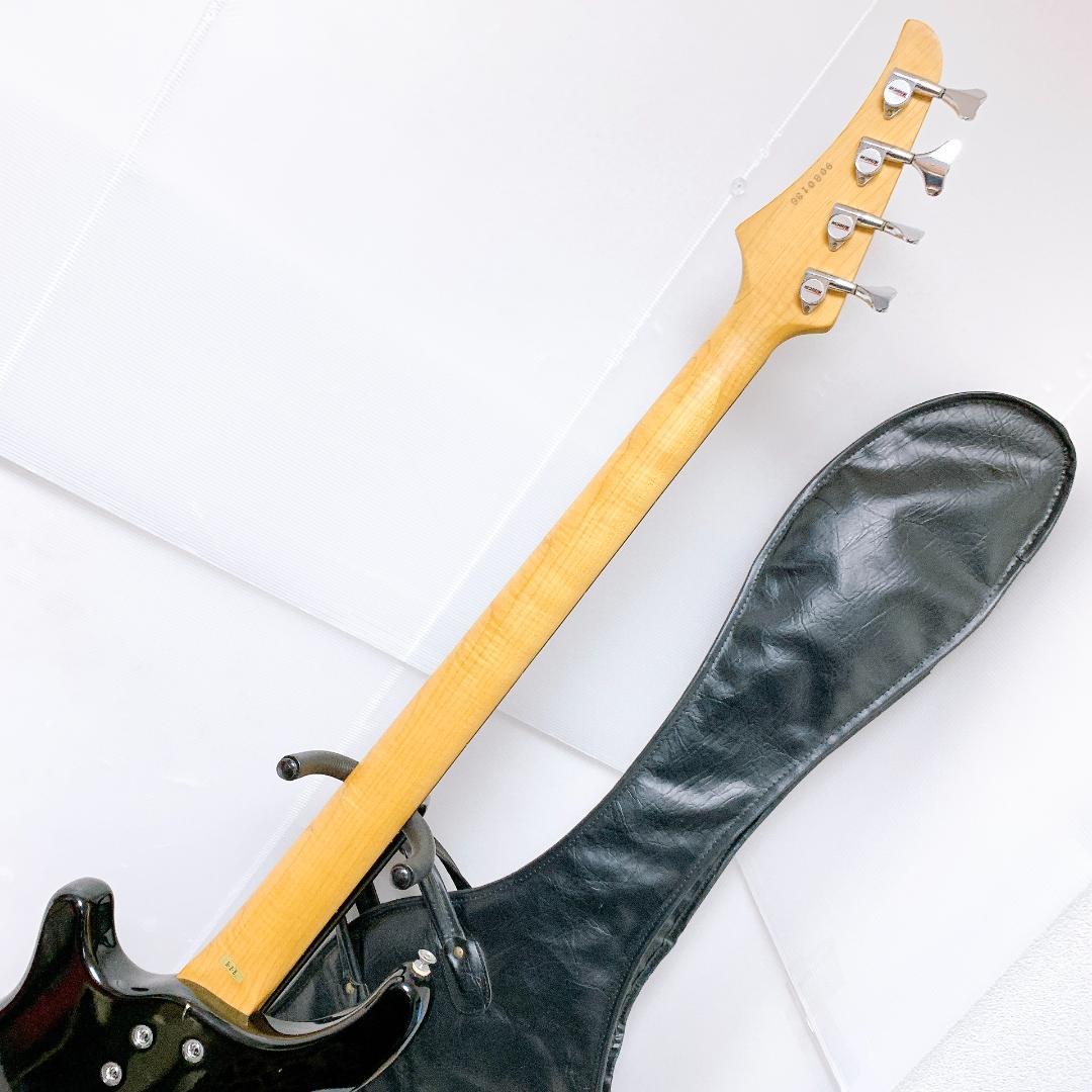 美品 Washburn ワッシュバーン B-2 エレキベース ブラック ケース付