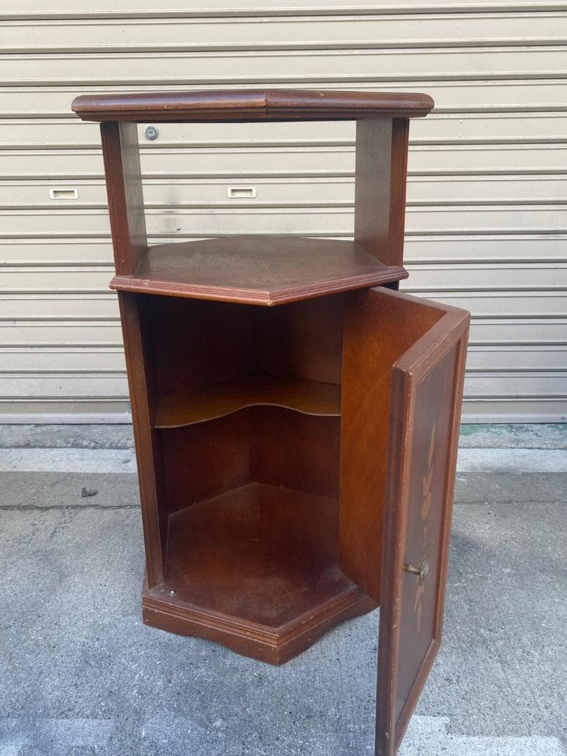 A713♠️六角 象嵌 コンソールテーブル 飾り台